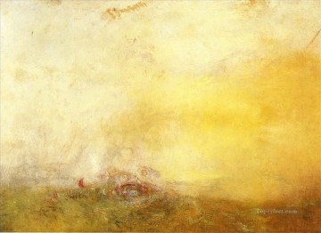  Turner Pintura - Amanecer con monstruos marinos Turner